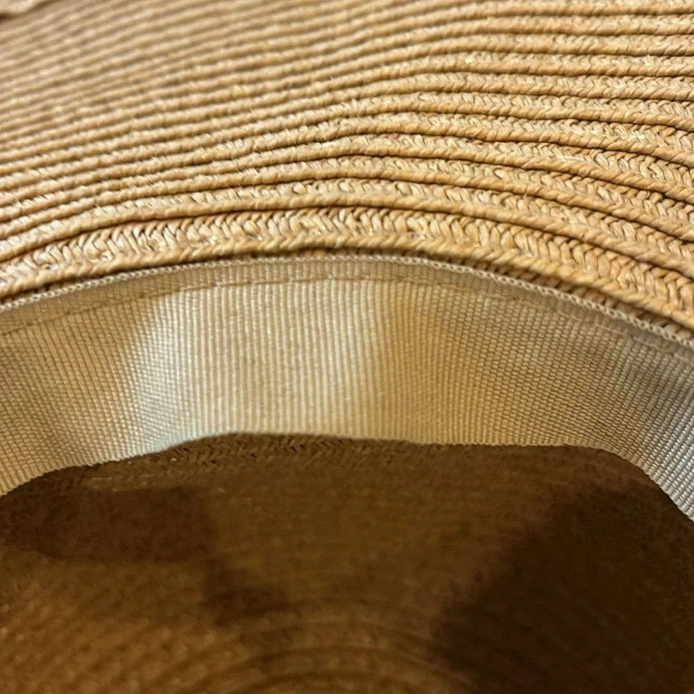 Melissa Odabash Tan Wide-Brim Sun Hat